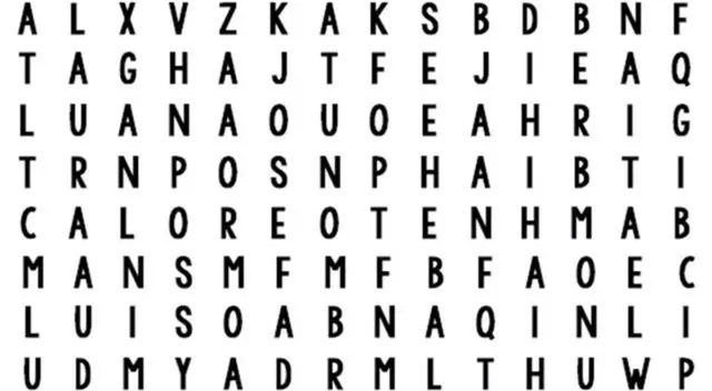 Reto viral: encuentra tu nombre en la sopa de letras.