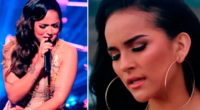 Daniela Darcourt se muestra sentimental. Daniela Darcourt se muestra sentimental.