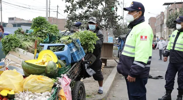 Municipalidad de Lima y PNP lideraron el operativo.