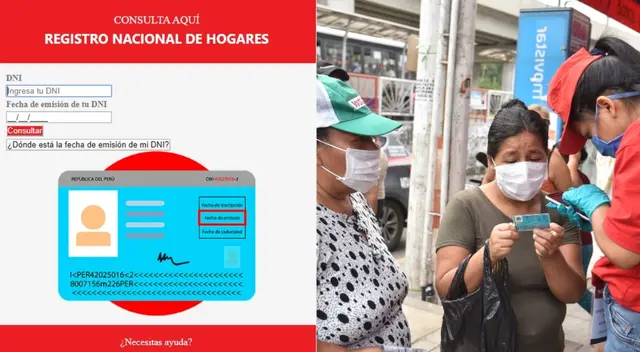 Bono universal: LINK para registro en Reniec con DNI para beneficiarios del bono familiar universal Bono universal: LINK para registro en Reniec con DNI para beneficiarios del bono familiar universal