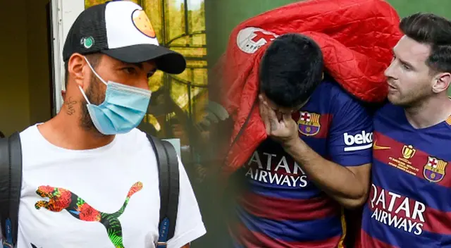 Luis Suárez se despidió de sus compañeros. Luis Suárez se despidió de sus compañeros.