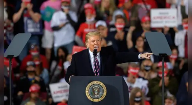 “No lo llamen el coronavirus; es el China-virus”, señaló Donald Trump durante un mitin en Pensilvania.