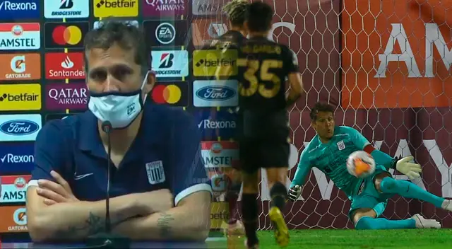 Leao Butrón atajó un penal en el Alianza vs. Racing. Leao Butrón atajó un penal en el Alianza vs. Racing.