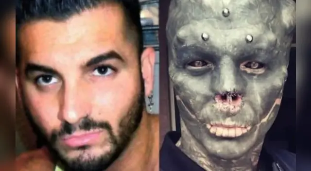 El hombre declaró que su transformación solo está al 18% . El hombre declaró que su transformación solo está al 18% .