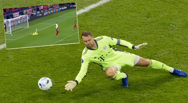 Manuel Neuer fue figura en la Supercopa de Europa.
