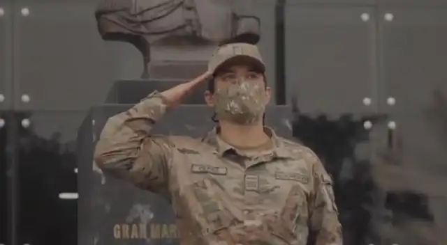 Ministerio de Defensa recomienda usar el saludo militar para evitar contagios de la COVID-19.