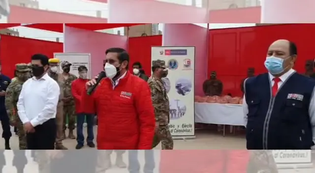 Jorge Chávez se pronunció sobre megaoperativo de salud.