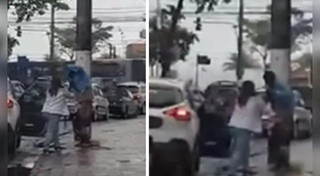 El noble acto de la mujer se volvió viral en las redes sociales.