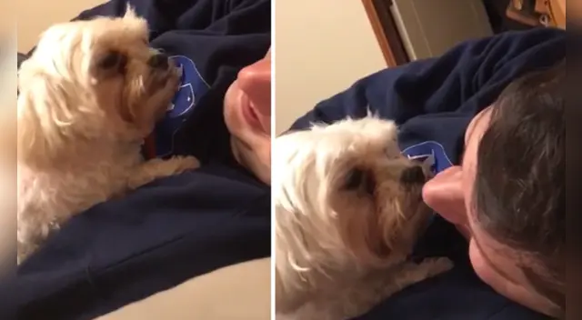 La divertida escena causó sensación en las redes sociales.