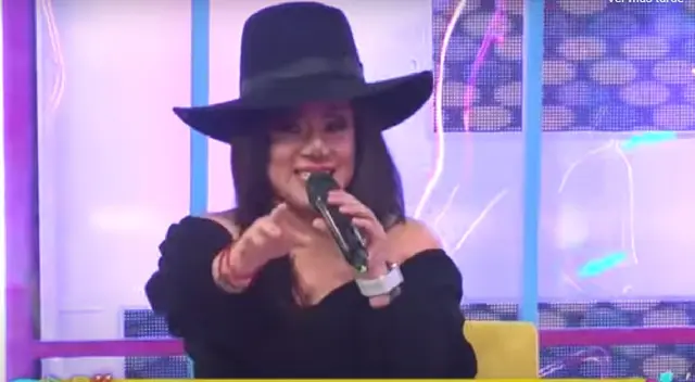 La Yaha y Daniela Darcourt improvisaron al ritmo del rap en Amor y fuego.