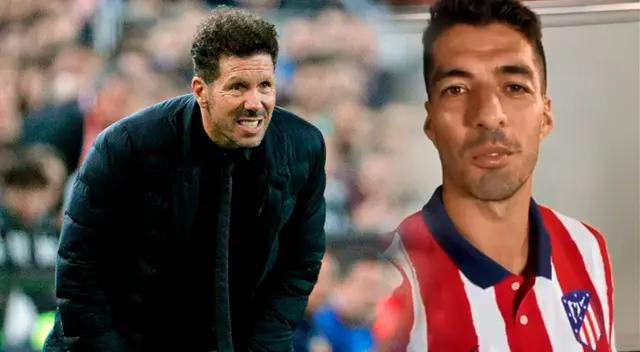Diego Simeone contento con el fichaje de Luis Suárez. Diego Simeone contento con el fichaje de Luis Suárez.