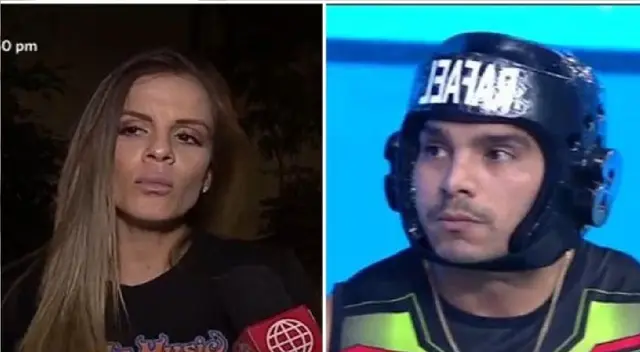 Alejandra Baigorria arremete contra Rafael Cardozo. Alejandra Baigorria arremete contra Rafael Cardozo.