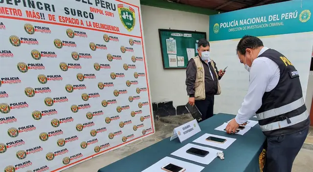 Policías capturan a dos delincuentes en Surco Policías capturan a dos delincuentes en Surco