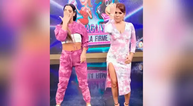 La conductora Magaly Medina tuvo como invitada a María Pía Copello en su programa para contar el éxito de La conductora Magaly Medina tuvo como invitada a María Pía Copello en su programa para contar el éxito de