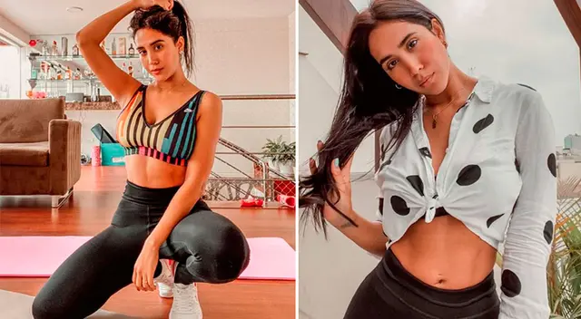 Melissa Paredes sufre con entrenamiento de su esposo. Melissa Paredes sufre con entrenamiento de su esposo.