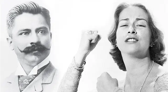 Daniel Alomía Robles y Chabuca Granda.