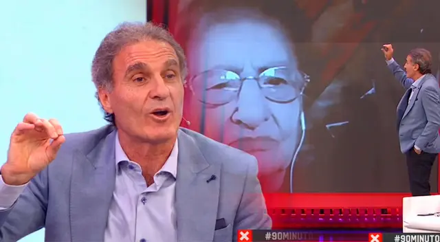 Óscar Ruggeri contento por hablar con su mamá.