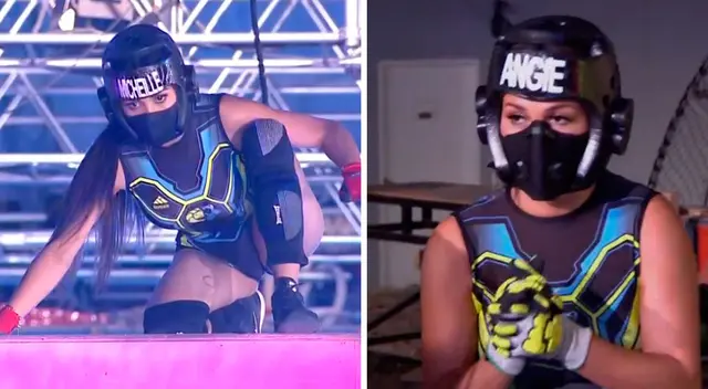 Angie Arizaga y Michelle Soifer cumplen reto de altura. Angie Arizaga y Michelle Soifer cumplen reto de altura.