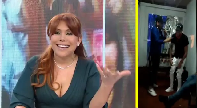 El León se defendió de las críticas de Magaly Medina en vivo.