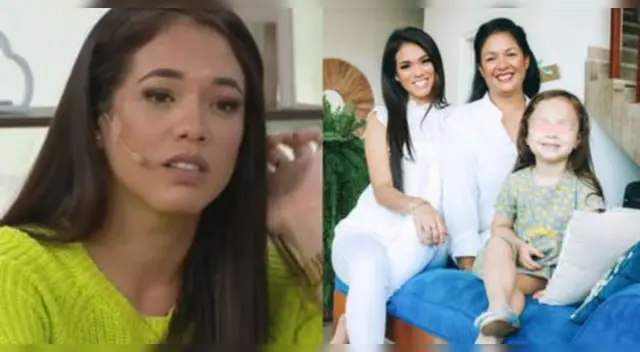 La conductora Jazmín Pinedo recordó su niñez durante su paso por En boca de todos, y se conmovió al referirse a su madre Libertad Chau.