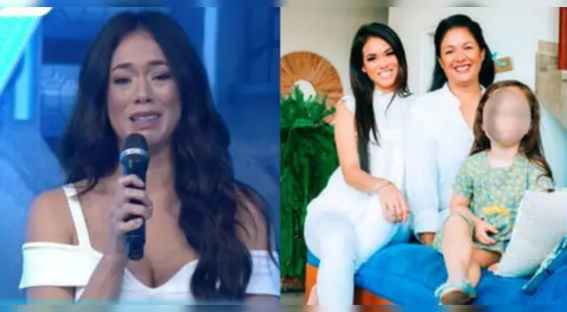 La conductora Jazmín Pinedo recordó su niñez durante su paso por En boca de todos, y se conmovió al referirse a su madre Libertad Chau.