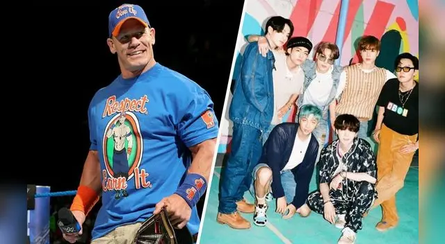 John Cena celebró las causas sociales a las que BTS y su Army ayudan, y resaltó la importancia de su música en la lucha contra los estereotipos.