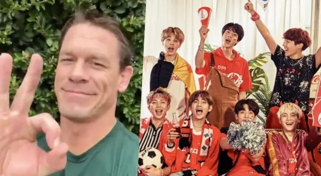 John Cena celebró las causas sociales a las que BTS y su Army ayudan, y resaltó la importancia de su música en la lucha contra los estereotipos.
