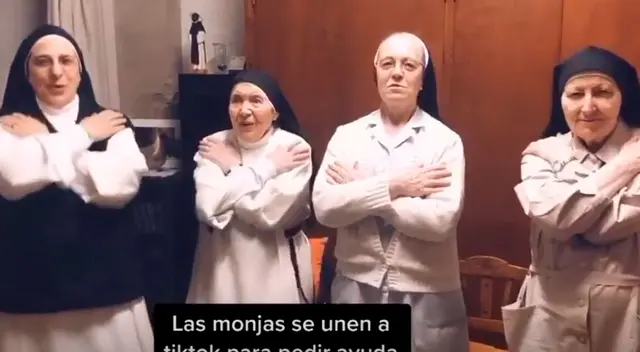 Monjas hacen reto de TikTok con el fin de pedir ayuda para su fundación Monjas hacen reto de TikTok con el fin de pedir ayuda para su fundación