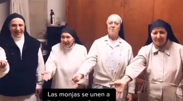 Monjas hacen reto de TikTok con el fin de pedir ayuda para su fundación Monjas hacen reto de TikTok con el fin de pedir ayuda para su fundación
