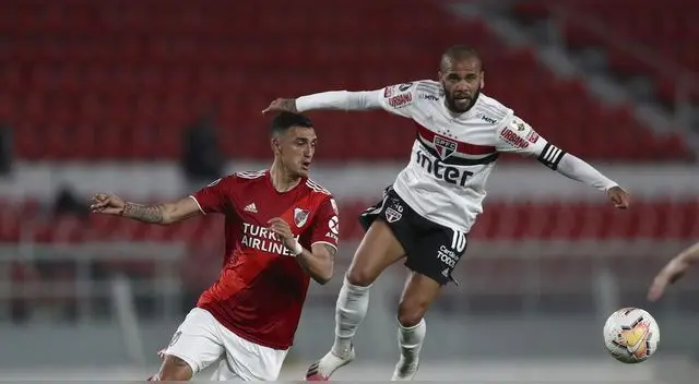 River Plate  es segundo al ganar al Sao Paulo.