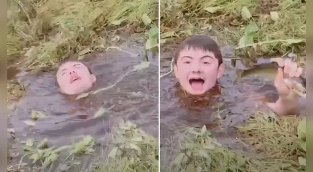 La escena causó el asombro de varios usuarios en las redes sociales.