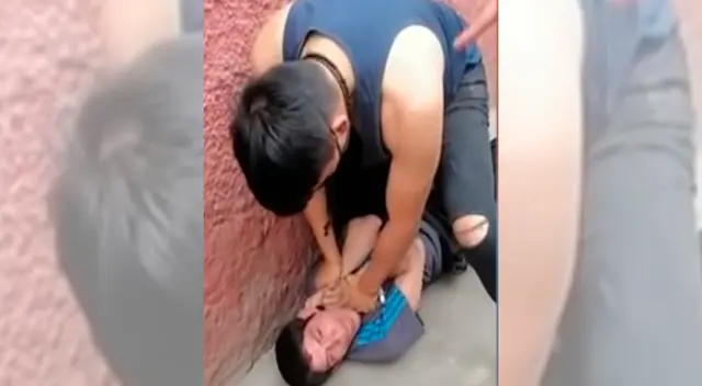 Delincuente es liberado por su madre en SMP. Delincuente es liberado por su madre en SMP.