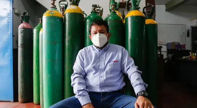 Ángel del oxígeno celebró que demanda de cilindros bajó. Ángel del oxígeno celebró que demanda de cilindros bajó.