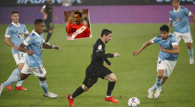 Renato Tapia fue noticia en las redes sociales durante el Barcelona vs. Celta.