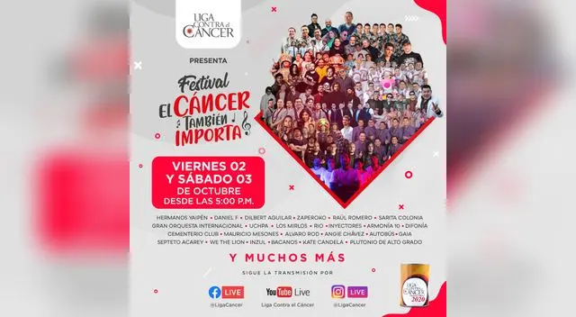 Esto como parte de las actividades de la Colecta Digital de la Liga Contra el Cáncer.