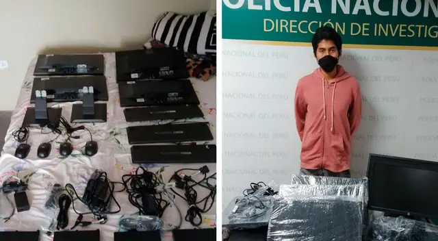 Cesar Eduardo Benites Mango aceptó haber cometido el hecho delictivo, por lo que será investigado por el delito contra el patrimonio y hurto agravado.