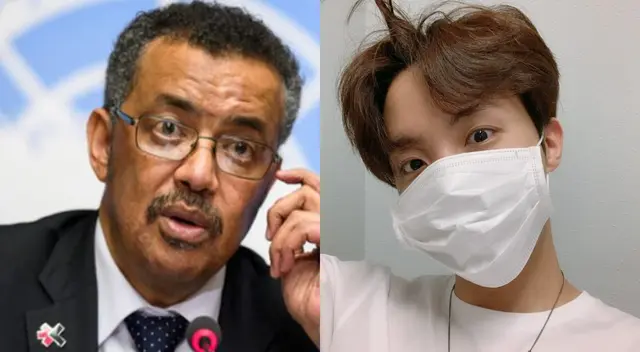 Tedros Adhanom Ghebreyesus aplaudió a J-Hope de BTS por recordarle a su Army cómo prevenir el contagio de coronavirus en plena pandemia. Tedros Adhanom Ghebreyesus aplaudió a J-Hope de BTS por recordarle a su Army cómo prevenir el contagio de coronavirus en plena pandemia.