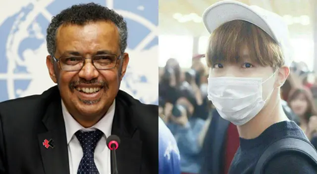Tedros Adhanom Ghebreyesus aplaudió a J-Hope de BTS por recordarle a su Army cómo prevenir el contagio de coronavirus en plena pandemia. Tedros Adhanom Ghebreyesus aplaudió a J-Hope de BTS por recordarle a su Army cómo prevenir el contagio de coronavirus en plena pandemia.