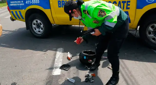 Accidente en Surco.