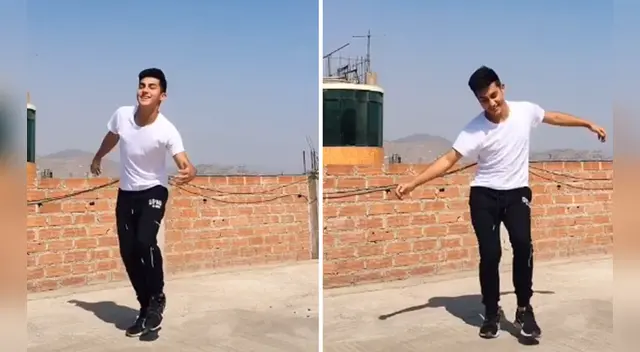 Los pasos de baile del joven sorprendieron a miles en las redes sociales.