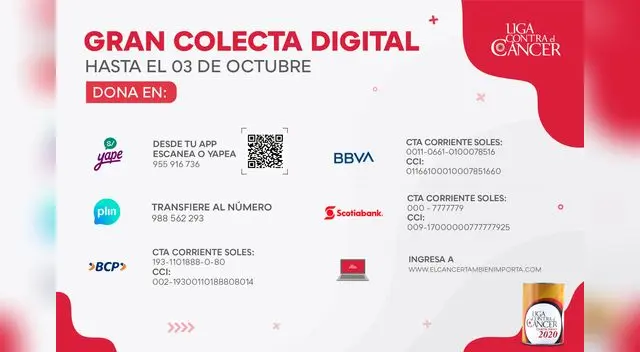 Hay 7 formas para colaborar este año.