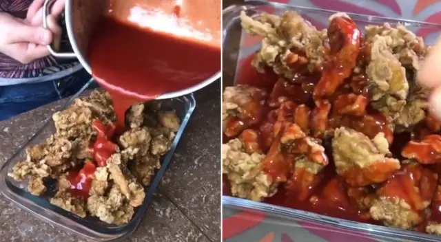 La joven explicó el paso a paso de la preparación. La joven explicó el paso a paso de la preparación.