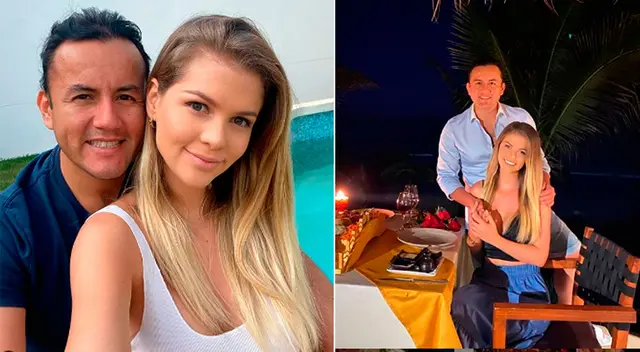 Brunella Horna revela cómo consiente a Richard Acuña.