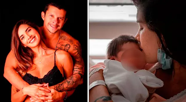 Korina Rivadeneira babea de amor por su pequeña Lara. Korina Rivadeneira babea de amor por su pequeña Lara.