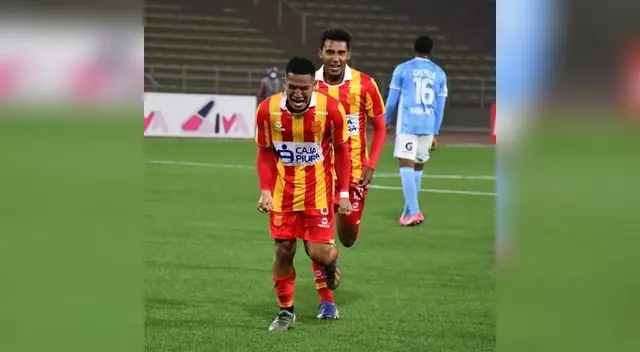 Axel Sánchez celebra rabiar su gol de la victoria ante Cristal.