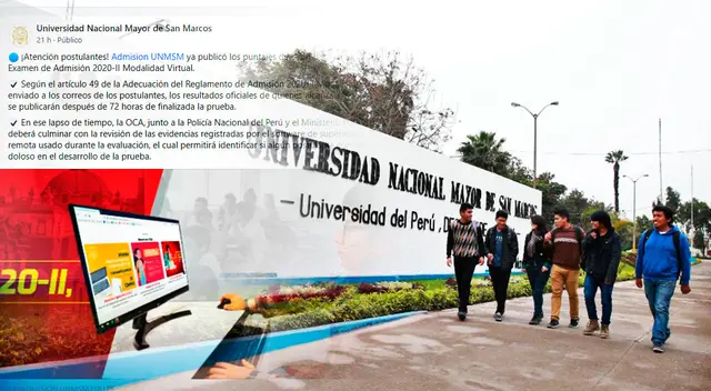 Miles de estudiantes denuncian que hubo irregularidades en el Examen de admisión 2020-II y piden su anulación.