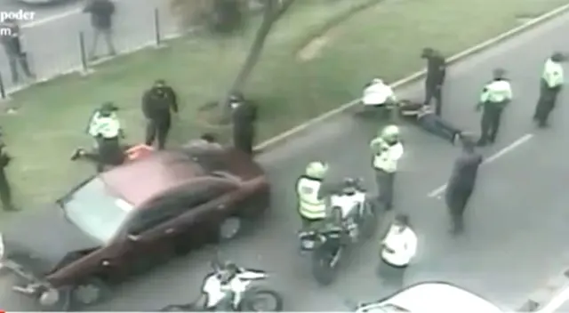 Sujetos habrían intentado quitarle el celular a un transeúnte. Sujetos habrían intentado quitarle el celular a un transeúnte.