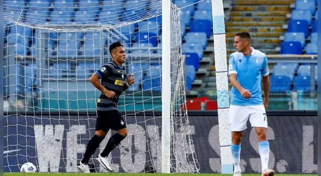 Lautaro Martínez anotó hoy tercera vez consecutiva.