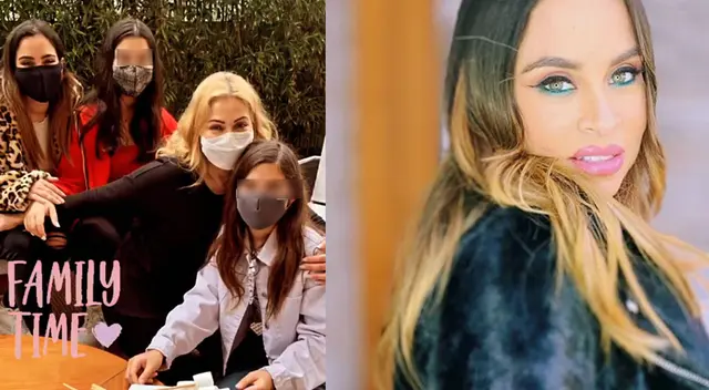 Ethel Pozo disfruta el domingo con su familia.