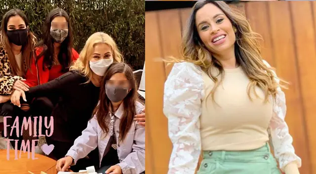 Ethel Pozo disfruta el domingo con su familia.